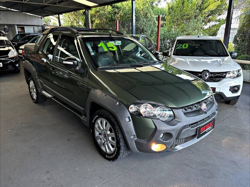 FIAT - STRADA - 2014/2015 - Verde - R$ 63.900,00