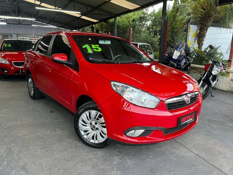 FIAT - GRAND SIENA - 2015/2015 - Vermelha - R$ 34.900,00